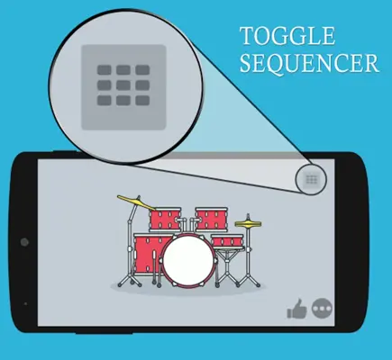 Drum set android App screenshot 7